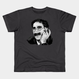 Groucho Marx Illustration by Burro Kids T-Shirt